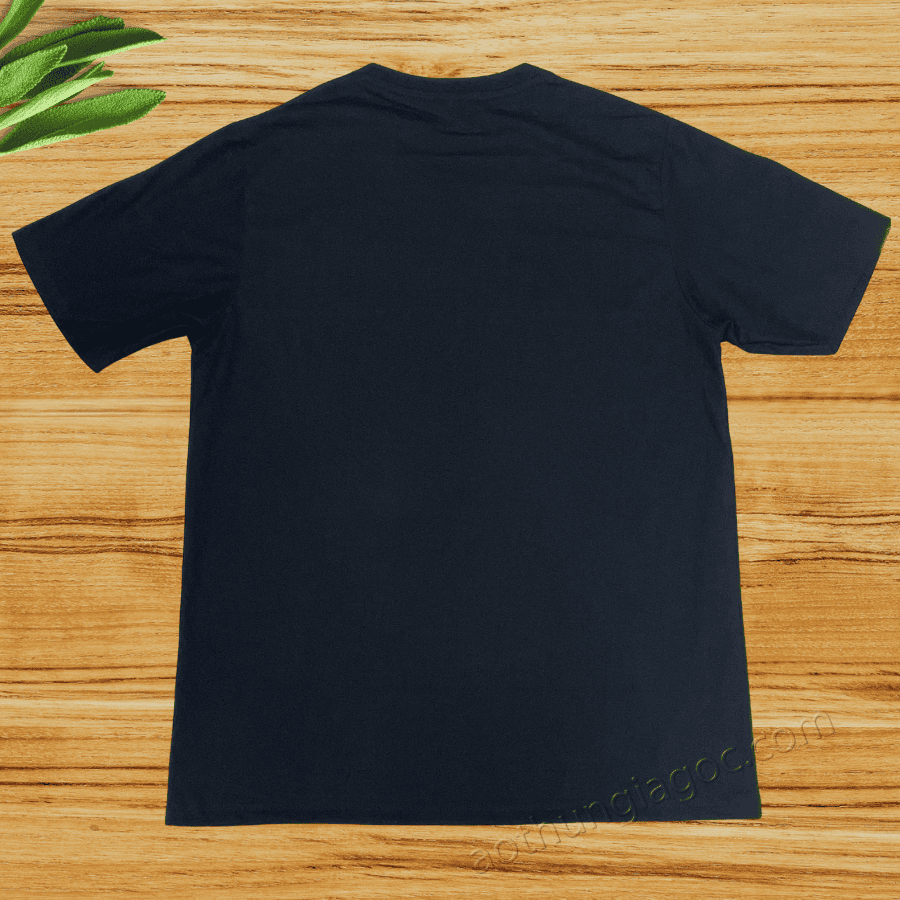 Áo Thun Cotton 4 Chiều 65/35 Màu Đen